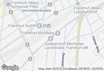 Karte mit Standort von Der Bäcker Eifler - Mörfelder Landstraße