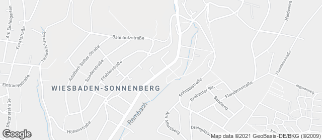 Karte mit Standort von Bäcker Huth
