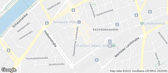 Karte mit Standort von Der Bäcker Eifler - Textor Straße