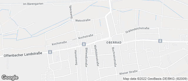 Karte mit Standort von Der Bäcker Eifler - Oberrad