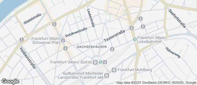 Karte mit Standort von Schwanthaler Café / Café Ernst