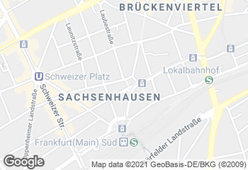 Karte mit Standort von Schwanthaler Café / Café Ernst