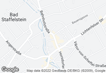 Karte mit Standort von Tischer Bäckerei-Konditorei GmbH & Co. KG