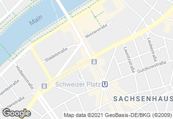 Karte mit Standort von Bäckerei und Konditorei Huck GmbH