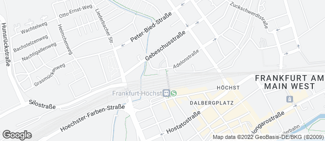 Karte mit Standort von Bäckerei & Konditorei Huck