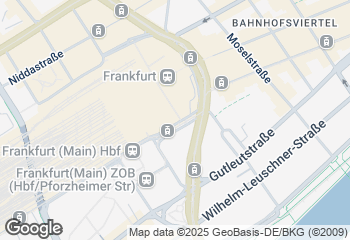 Karte mit Standort von Der Bäcker Eifler -  Hauptbahnhof