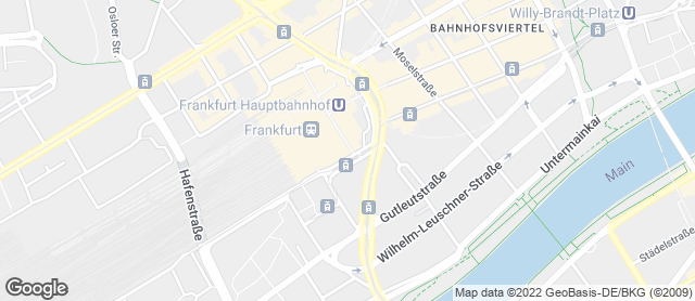 Karte mit Standort von Der Bäcker Eifler -  Hauptbahnhof