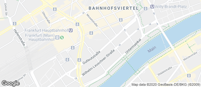 Karte mit Standort von geschlossen