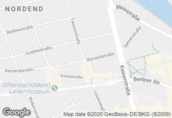 Karte mit Standort von Bäckerei Beck