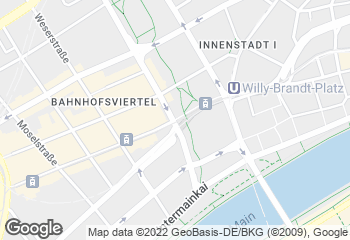 Karte mit Standort von Der Bäcker Eifler - Willy-Brand-Platz