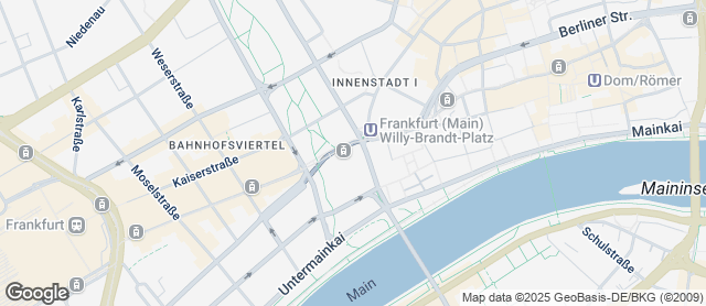 Karte mit Standort von Der Bäcker Eifler - Willy-Brand-Platz