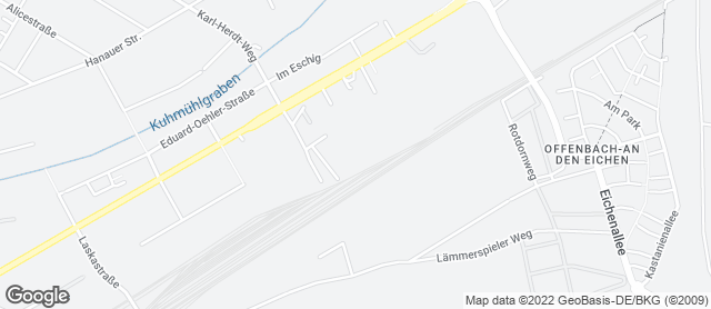 Karte mit Standort von Der Bäcker Eifler - OBI Offenbach