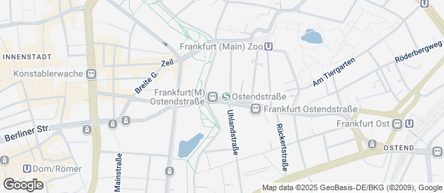 Karte mit Standort von Cafe Ernst