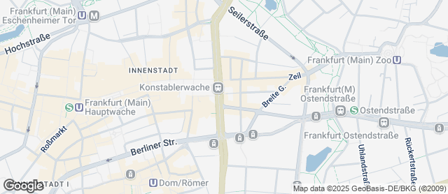 Karte mit Standort von Der Bäcker Eifler - Konstabler Wache B Ebene