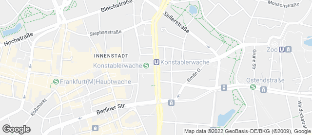 Karte mit Standort von Der Bäcker Eifler - Konstabler Wache B Ebene
