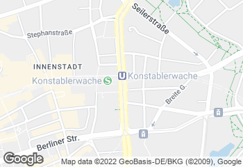 Karte mit Standort von Der Bäcker Eifler - Konstabler Wache B Ebene