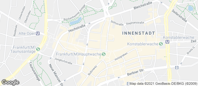 Karte mit Standort von biokaiser Filiale Börse
