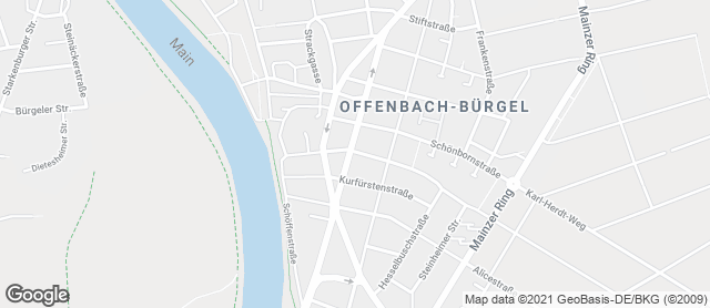 Karte mit Standort von Bäckerei Beck