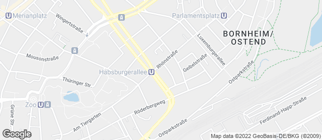 Karte mit Standort von Der Bäcker Eifler - Rhönstraße