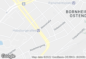 Karte mit Standort von Der Bäcker Eifler - Rhönstraße