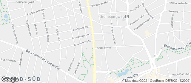 Karte mit Standort von Werner's Backstube