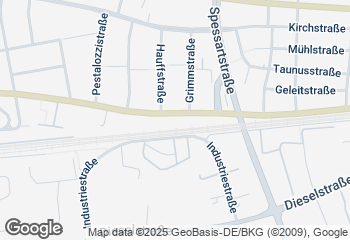Karte mit Standort von Der Bäcker Eifler - Mühlheim Schillerstraße