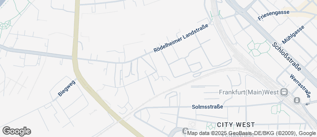 Karte mit Standort von Cafe Ernst