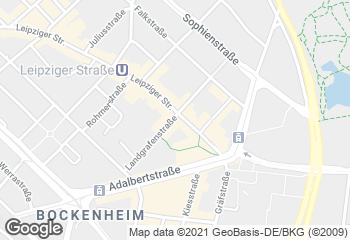 Karte mit Standort von Bäckerei und Konditorei Huck GmbH