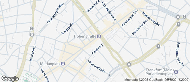 Karte mit Standort von Der Bäcker Eifler - Berger Straße 120