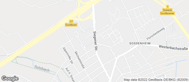 Karte mit Standort von Der Bäcker Eifler - Siegener Straße