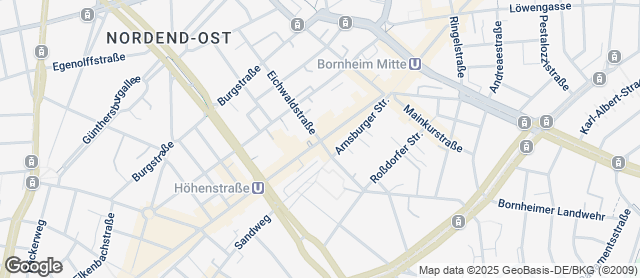 Karte mit Standort von Der Bäcker Eifler - Berger Straße 143