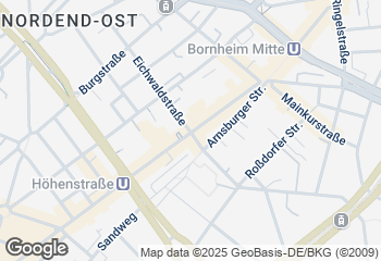 Karte mit Standort von Der Bäcker Eifler - Berger Straße 143