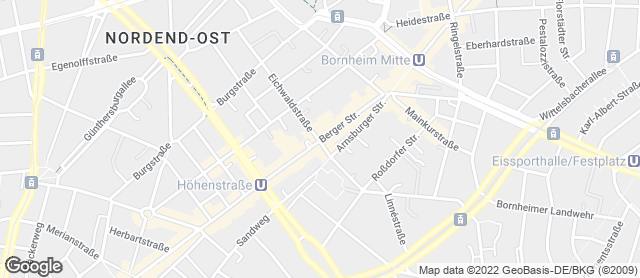 Karte mit Standort von Der Bäcker Eifler - Eichwaldstraße