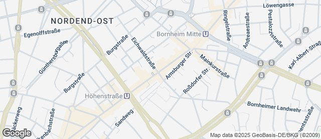 Karte mit Standort von Der Bäcker Eifler - Berger Straße 143