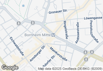 Karte mit Standort von Der Bäcker Eifler - Saalburg Straße