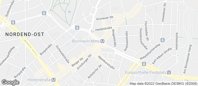 Karte mit Standort von Der Bäcker Eifler - Saalburg Straße