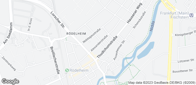 Karte mit Standort von Bäckerei und Konditorei Huck GmbH