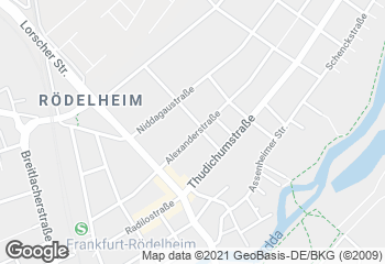 Karte mit Standort von Bäckerei und Konditorei Huck GmbH
