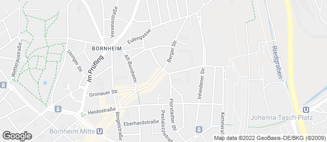 Karte mit Standort von Der Bäcker Eifler - Berger Straße 298
