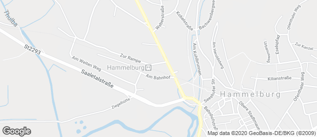 Karte mit Standort von Bäckerei Schmitt GmbH Filiale im Netto Hammelburg