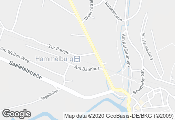 Karte mit Standort von Bäckerei Schmitt GmbH Filiale im Netto Hammelburg