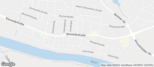 Karte mit Standort von Der Bäcker Eifler -  Dörnigheim Kennedystraße