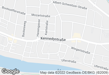 Karte mit Standort von Der Bäcker Eifler -  Dörnigheim Kennedystraße