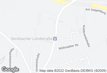 Karte mit Standort von Der Bäcker Eifler - Seckbacher Landstraße 59
