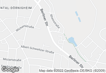 Karte mit Standort von Der Bäcker Eifler -  Dörnigheim Berliner Straße