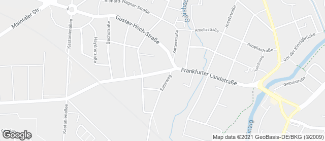 Karte mit Standort von Philippi´s Backstube, Fachgeschäft Hanau