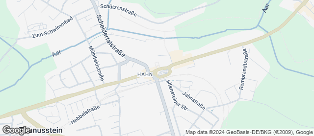 Karte mit Standort von Bäcker Karl / Wochenmarkt Taunusstein - Hahn