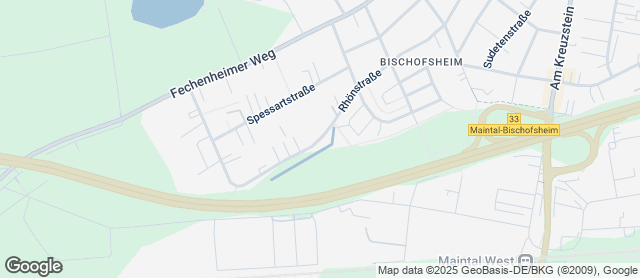 Karte mit Standort von Der Bäcker Eifler - Rhönstraße