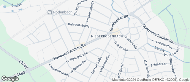 Karte mit Standort von Bäckerei Naumann