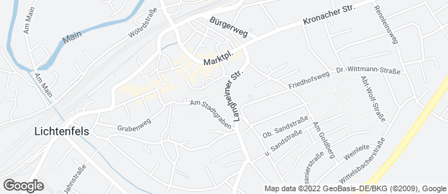 Karte mit Standort von Tischer Bäckerei-Konditorei GmbH & Co. KG